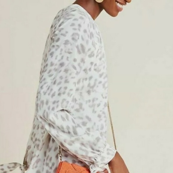 Anthropologie Felix Tunic swing Dress by Mare Mare leopard print Anthropologie L - Picture 7 of 14